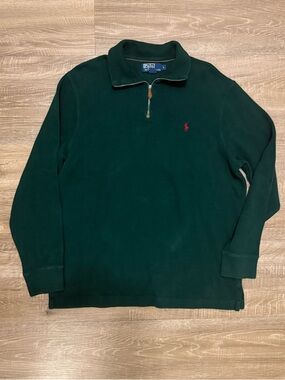Polo by Ralph Lauren quarter zip pull over sweater